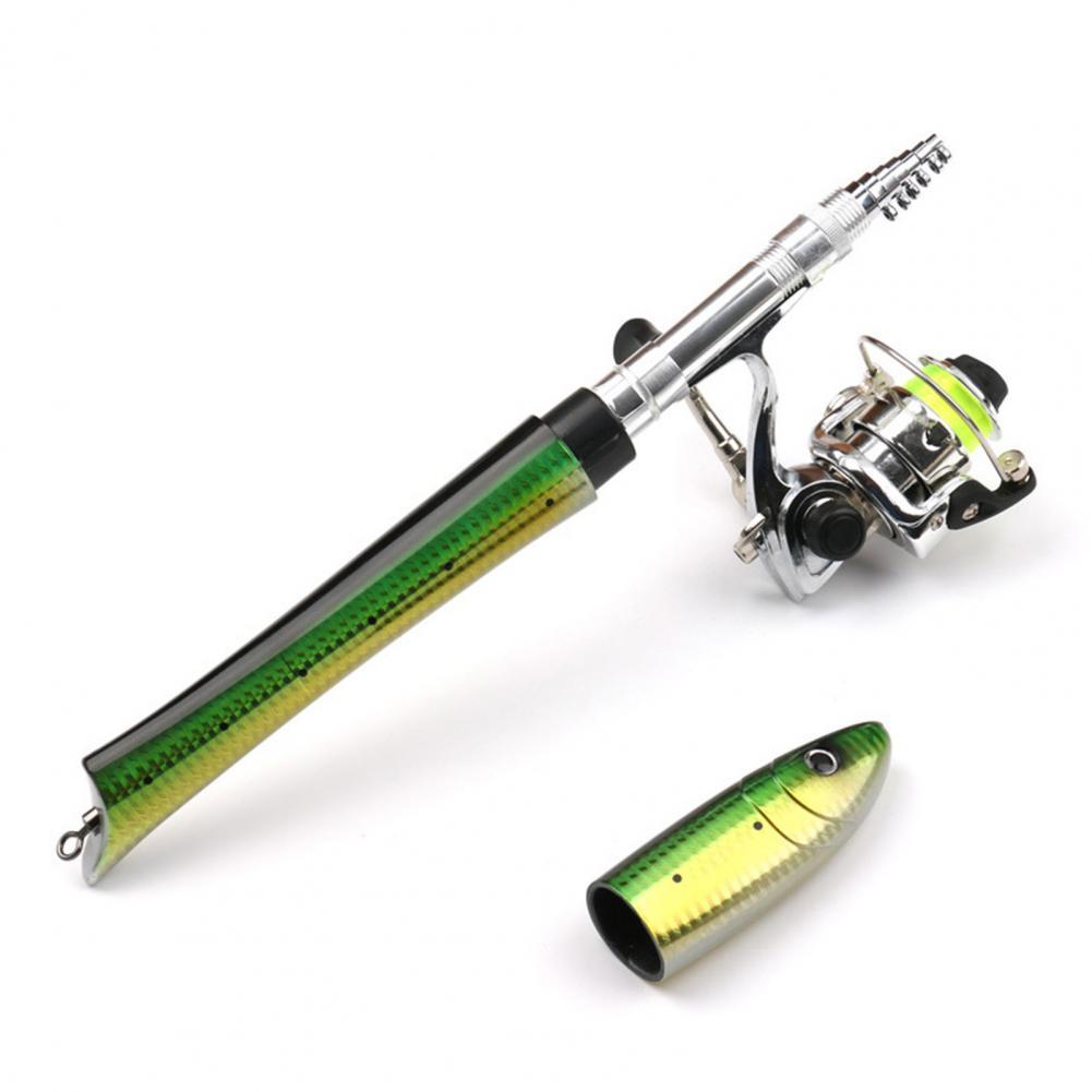 Fishing Rod Spinning - Angelrute Teleskop Angelrute Tragbare Mini Fisch