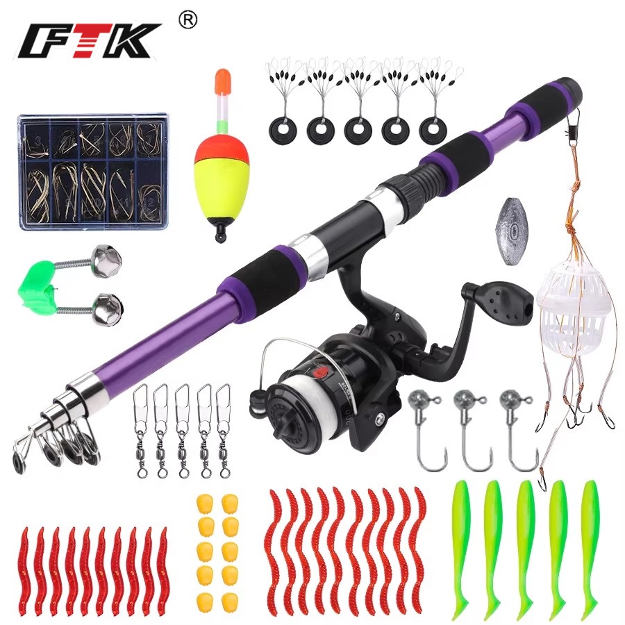 FTK 1,8 M Tragbare Spinning An – Fishing Rod Combo Bewertung und Preis